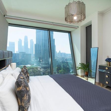 Prestige Living 1Br With Full Burj Khalifa View By Auberge Дубай Экстерьер фото